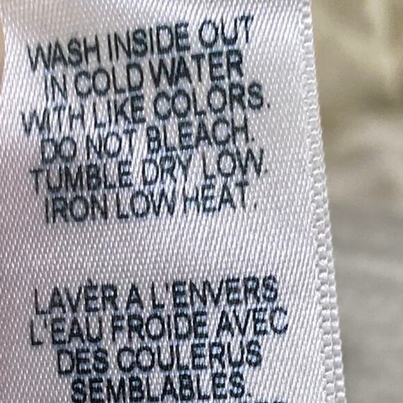 Frame Le Vintage Denim Jacket Railroad Striped Cropped Beige White Womens Small - Picture 10 of 10